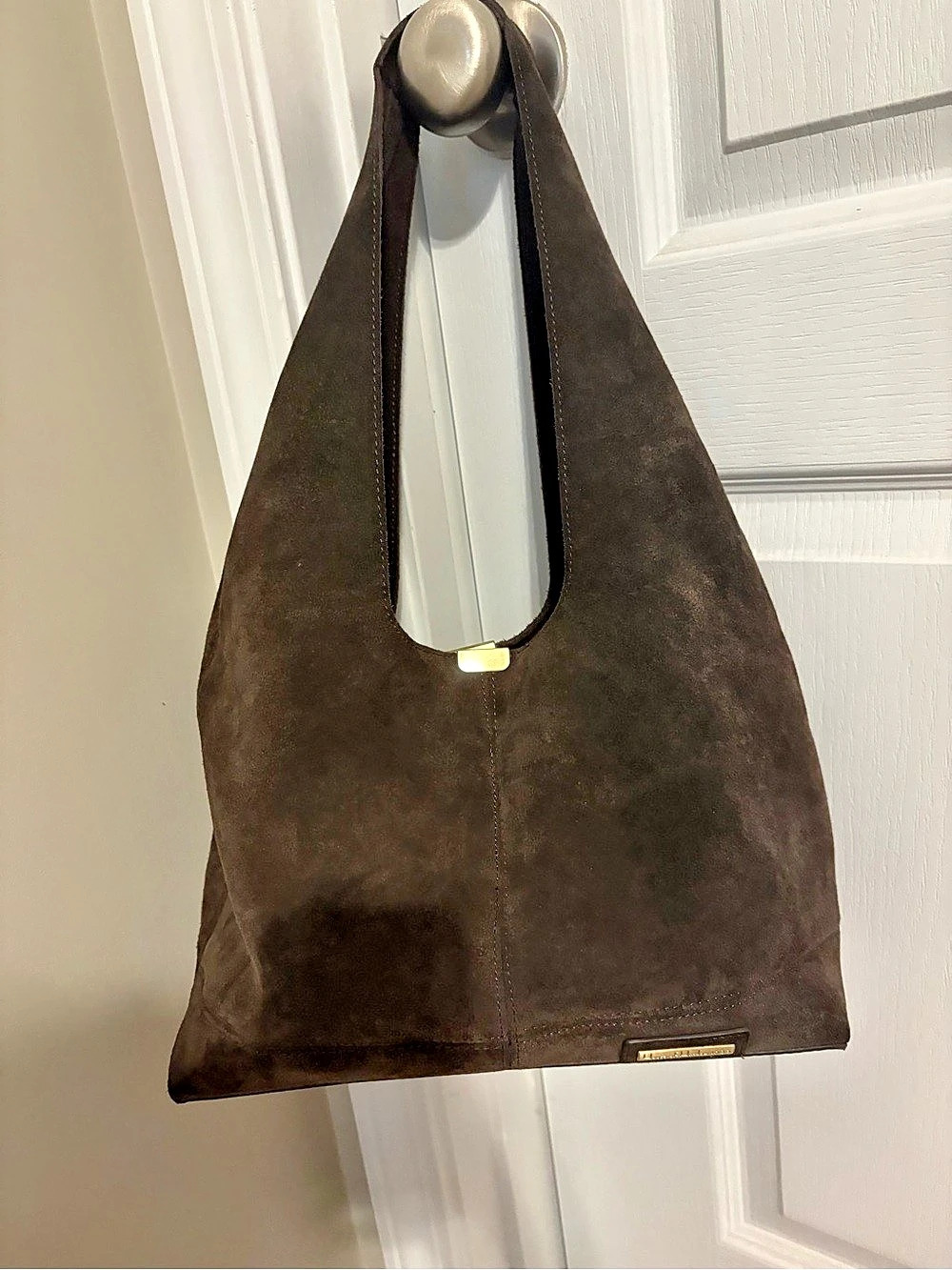 House of Harlow 1960 Brown Suede Hobo Bag